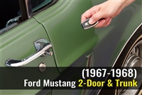 Klassic Keyless Ford Mustang & Mercury Cougar (1967-1968) Keyless Entry System with Trunk Release