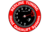 Redline Tuning Logo Round Sticker 2 - Red / White (2.5")
