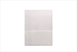 <b>Tab Divider Sheet, Half Pocket</b>