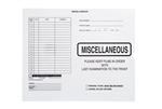 <b>Miscellaneous Film Inserts<br/>Open End</b>