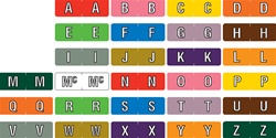 <b>Alpha Labels Small<br/>1/2"H x 1-1/2"W</b>