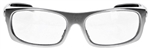 <b>Phillips 1388 Wrap Around Radiation Lead Glasses - Silver Wave</b>
