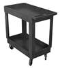 Plastic Service Cart 16X30 2-shelf