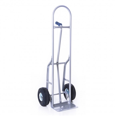 Steel Single Pin Handle Hand truck 10in. Pnuematic Wheels