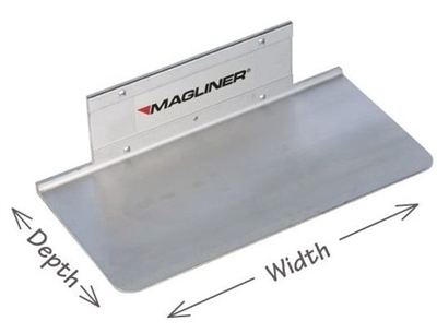Nose - Extruded Aluminum Blade 18inch x 9inch with Cut-Outs