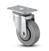 Medium Duty 5x1-1/4 Thermo Plastic Rubber Swivel Caster