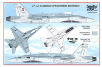 Leading Edge 48.87 - CF-18 Canada Combat Hornets - Standard Operational Markings