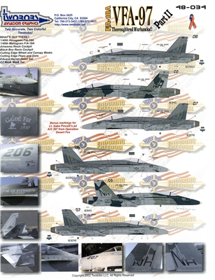 Twobobs 48-034 - F/A-18A VFA-97 Thoroughbred Warhawks!!, Part II