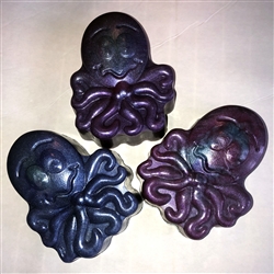 Octopus cleansing bar scented in Yuzu - refreshing citrus scent