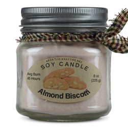 Almond Biscotti Scented Soy Candle