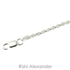 925 sterling silver diamond cut rope chain necklace gorgeous bracelet