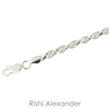 925 sterling silver diamond cut rope chain necklace gorgeous bracelet