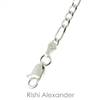 Sterling Silver Figaro chain beautiful anklet for summertime spring time fall at the pool beach or lake