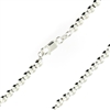 Sterling Silver Ball Bead Chain 5mm thick with lobster claw clasp
