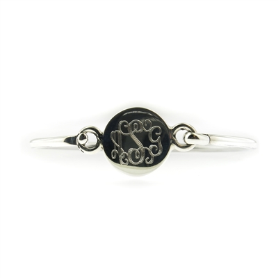 925 steling silver round baby bracelet