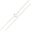 Sterling Silver Rolo Chain 2mm links with spring ring