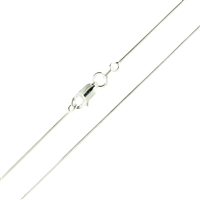 Sterling Silver Snake Chain .7mm thin with lobster claw clasp