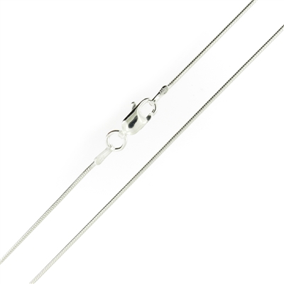 Sterling Silver Snake Chain 1mm or 025