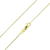 Sterling Silver 14kt Gold Plated 010 Snake Chain 0.7mm or 010 guage