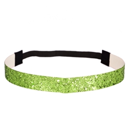 Glitter Head Band- Lime