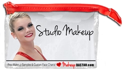 Clear Vinyl Makeup Bag Free with Cheer Makeup Kits, Dance Makeup Kits, Drill Team Makeup Kits or Dance Team Makeup Kits. If you are building a Custom Makeup Kit for group purchase or posting your makeup kits you always get a Free Makeup Bag