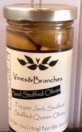 Vines & Branches PepperJack Cheese Stuffed Queen Olives