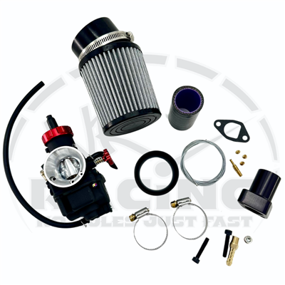 Carb Kit, 28mm Black Round Slide: GX200, 6.5 Chinese OHV, & 212 Predator