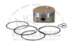 Piston Kit, 95mm for 489cc, 460, & GX390 Type Engines; Forged, Flat-Top (Rings Included)