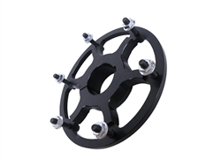 Hub, Sprocket, 40mm, Billet Aluminum, Black