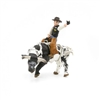 Little Buster Toys Bucking Bull & Rider-Black & White