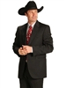 Circle S Mens Abilene Sport Coat Black