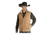 Powder River Men's Cotton Conceal Carry Vest