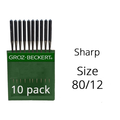 Groz Beckert Sharp Needles 80/12 (10 Pack)