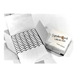 SpyderCord M Size White Bobbins (1 Box) large