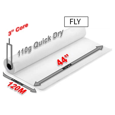 FLY Quick Dry Sublimation Transfer Paper 110g (44" x 120M)