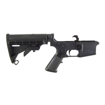 LMT AR15 Defender Lower Receiver with Collapsible Stock and Standard Trigger