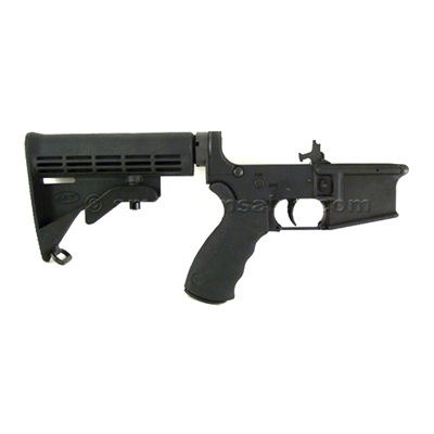 LMT AR15 Defender Lower Receiver with Collapsible Stock and Two Stage Trigger