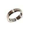 Yellow Dzambhala Mantra Ring SIZE 4 ONLY