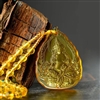 Yellow Dzambhala Crystal Pendant Pendant