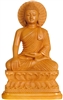 The Buddha Wood Statue 14 inches Ships Free World Wide