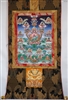 Praise to the 21 Tara's Brocaded Thangka 50 inches