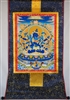 Guhyasamaja Brocaded Thangka 50 inches