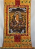 Manjushri 50 Inch Thangka with Real Gold Leaf