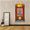 Medicine Buddha Brocaded Thangka 50 inches