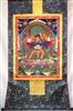 Kalachakra Brocaded Thangka 48 inches