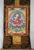 Sarasvati Print Brocaded Thangka 50 inches