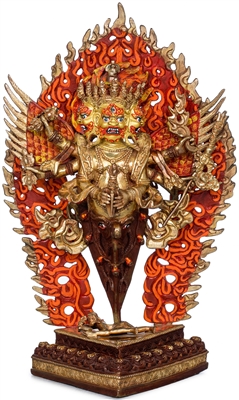 Vajrakilya 24 Carat Copper Gilded Statue 11 inches Ships Free World Wide