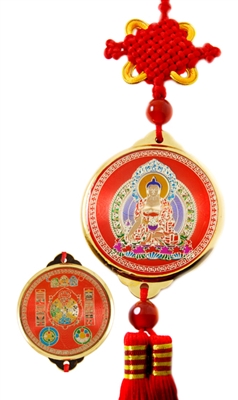 Medicine Buddha & Srid Pa Ho  Mandala Amulet