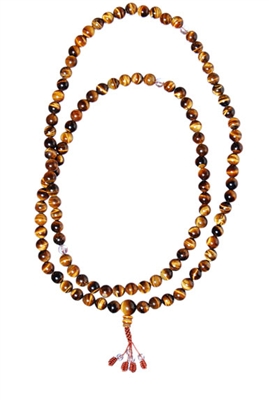 Tiger Eye Mala - 108 Beads 8mm