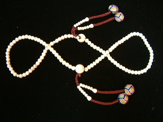 Japa Style Select Tibetan Snow Crystal - 108 Beads 6mm